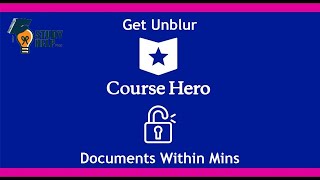 Get Unblur Course Hero by Math Helper 2024  Course Hero Unlock [upl. by Won439]