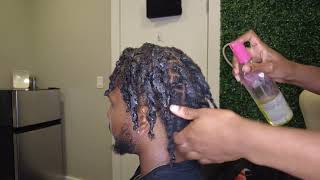 how to retwist and 2 strand twist locs [upl. by Alledi187]