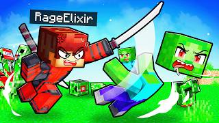 RageElixir is DEADPOOL in Minecraft STRONGEST [upl. by Htebyram]