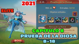 PRUEBA DE LA DIOSA 818 ELITE CAPITULO 8 PRUEBA DIVINA SUELO SAGRADO ELITE LORDS MOBILE GAMEPLAY F2P [upl. by Arhas898]