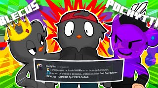 YOUTUBERS me PUSIERON RETOS IMPOSIBLES en STRONGEST BATTLEGROUND 💀 roblox strongestbattlegrounds [upl. by Iarahs]