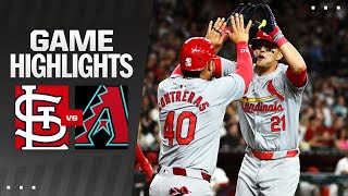 Cardinals vs Dbacks Game Highlights 41224  MLB Highlights [upl. by Woodward]