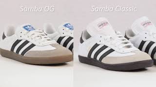 Comparing the Adidas Samba OG and Samba Classics  What’s the Difference  Which Should You Buy [upl. by Ahsikin]