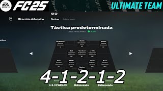 🔥 MEJORES TÁCTICAS 41212 para DOMINAR en EA FC 25 [upl. by Jenifer]