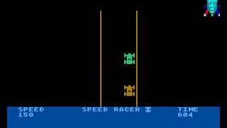 Atari 800 Game Speed Racer 1980 [upl. by Dickens]