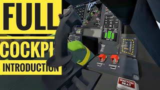 VTOL VR EF24 Mischief Front and Rear seat Cockpit introduction [upl. by Louis]