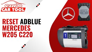 Reset Adblue Mercedes w205 C220  car diagnostic software [upl. by Htez]