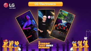 LG Electronics на STREAMFEST AWARDS 2021 [upl. by Willet]