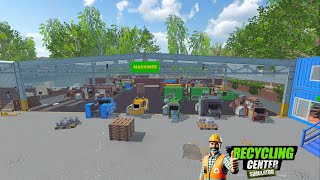 Our Recycling Plant Is Almost Complete  Recycling Center Simulator [upl. by Anitsyrhk]