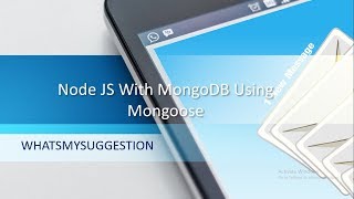 Nodejs MongoDB Tutorial using Mongoose [upl. by Osrock]