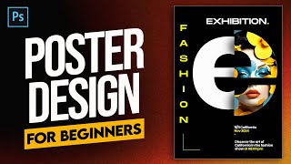 Create Stunning Poster in Photoshop—Fast amp Easy Tutorial [upl. by Keyes]