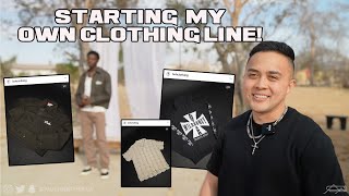 Starting my own CLOTHING LINE  LWH Clothing BTS Campaign VLOG [upl. by Ymot399]