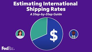 A StepbyStep Guide to Estimating International Shipping Rates with FedEx [upl. by Erodroeht146]