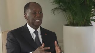 Alassane Ouattara  quotTout est rentré dans lordrequot avec Guillaume Soro [upl. by Dulci964]