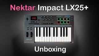 Nektar Impact LX25  Unboxing  Best Budget Midi Keyboard [upl. by Araldo]