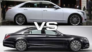 Cadillac CT6 vs Mercedes Benz SClass [upl. by Loralyn327]