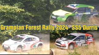 Grampian Forest Rally 2024 SS5 Durris [upl. by Dnamra]