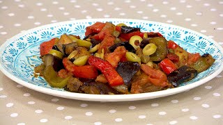 Caponata de berenjenas [upl. by Ianteen]