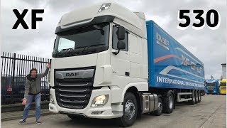 2018 DAF XF 530 Super Space Cab  Full Tour amp Test Drive [upl. by Tellford]