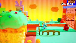 Yoshis Crafted World 58 Flip Side Poochys Sweet Run [upl. by Ute]