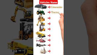 List Of Vehicles Names  Types Of Vehicles In English  Vehicles Vocabulary Words english vehicles [upl. by Ahseik]