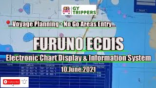 FURUNO ECDIS  Electronic Chart Display amp Information System Voyage PlanningNo Go Areas 10Jun21 [upl. by Syramad]