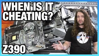 Optimized vs Cheating Z390 Motherboard BCLK Comparison [upl. by Roselane]