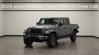 2024 Jeep Gladiator Sport 4WD 4D Crew Cab VIN 1C6JJTAG1RL122514 Stock R7536 [upl. by Filmer151]