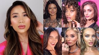 VICTORIA SECRET 2018 MAKEUP amp HAIR  FOLLOWING A CHARLOTTE TILBURY OFFICIAL MAKEUP TUTORIAL [upl. by Ylnevaeh]