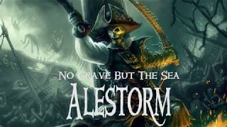 Alestorm  No Grave But The Sea Lyric Video [upl. by Allenrad969]