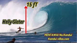 KELLY SLATER BEST TRIP SURFING MENTAWAI Biggest waves in July mentawai [upl. by Annaeiluj307]