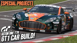 Building an Aston Martin One 77 GT1 Race Car  GT7 Special Projects Build [upl. by Witt]