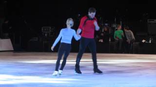 Savchenko  Massot practice Un giorno per noi Florence Ice Gala 290417 [upl. by Nivak61]