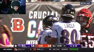 RAVENS VS BENGALS NFL 2024 WEEK 5 REACTION [upl. by Aryas]