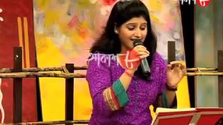 Akashe Aaj Ronger Khela by Madhuraa [upl. by Aihsram]