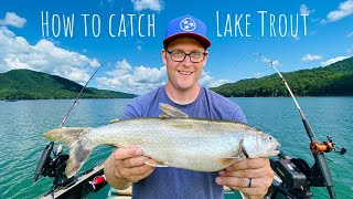 How to troll for lake trout from start to finish Watauga Lake [upl. by Erehs898]