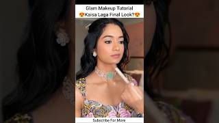 Glam Makeup Tutorial shorts youtubeshorts makeuptutorial makeup bridal eyemakeup makeover [upl. by Kilbride]