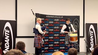 Kerr McQuillan  2024 World Solo Drumming Championships  Hornpipe amp Jig [upl. by Attelrahc210]