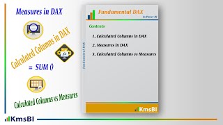 Calculated Columns and Measures in DAX  Fundamental DAX in Power BI [upl. by Malvie]