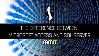 The Difference Between Microsoft Access and SQL Server [upl. by Anadal]