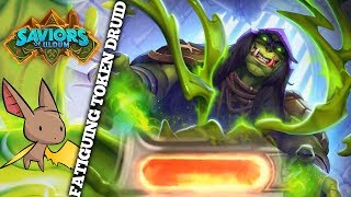 Can We Fatiguing Quest Token Druid  Firebat Hearthstone  Saviors of Uldum [upl. by Akahc]