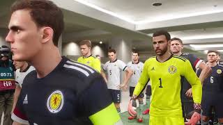 PES 2021 Gameplay  Scotland vs Northern Ireland  Friendly International  2024 [upl. by Helbon]