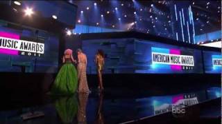 Nicki Minaj wins best hip hop album AMA Full Video Good Quality2011 [upl. by Ellswerth]