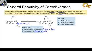 1701 General Reactivity of Monosaccharides [upl. by Abbott11]