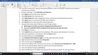 CIS40A Unit 10 Lab DNS and ADS Installation configuration setting up dynamic updates DNSSEC [upl. by Yardna]