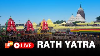 WATCH LIVE  Rath Yatra of Lord Jagannath from Puri  Chariot pulling begins [upl. by Asaert897]