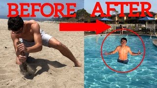 HOW TO BE quotPRIMITIVE SURVIVAL TOOLquot BUILDING A SWIMMING POOL WITH MY BARE HANDS [upl. by Azilef]