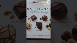 THORNTONS CONTINENTAL CHOCOLATES chocolate candy amaretti praline shorts [upl. by Kipper284]