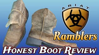 Ariat rambler boot review  mens Western boots [upl. by Vowel]