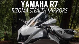 Installing Rizoma Stealth Mirrors on my Yamaha R7 again [upl. by Airetal814]